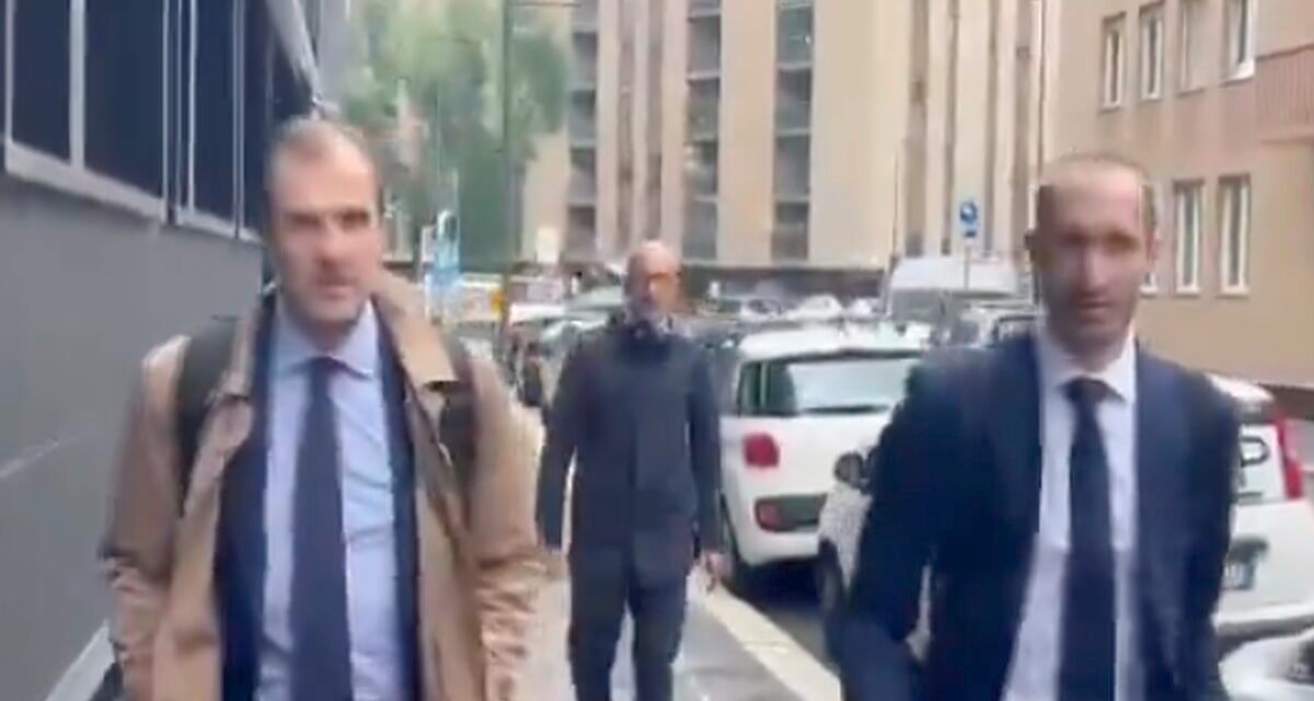 Calvo Juve, presente per l’Assemblea di Lega a Milano: con lui c’è anche Chiellini