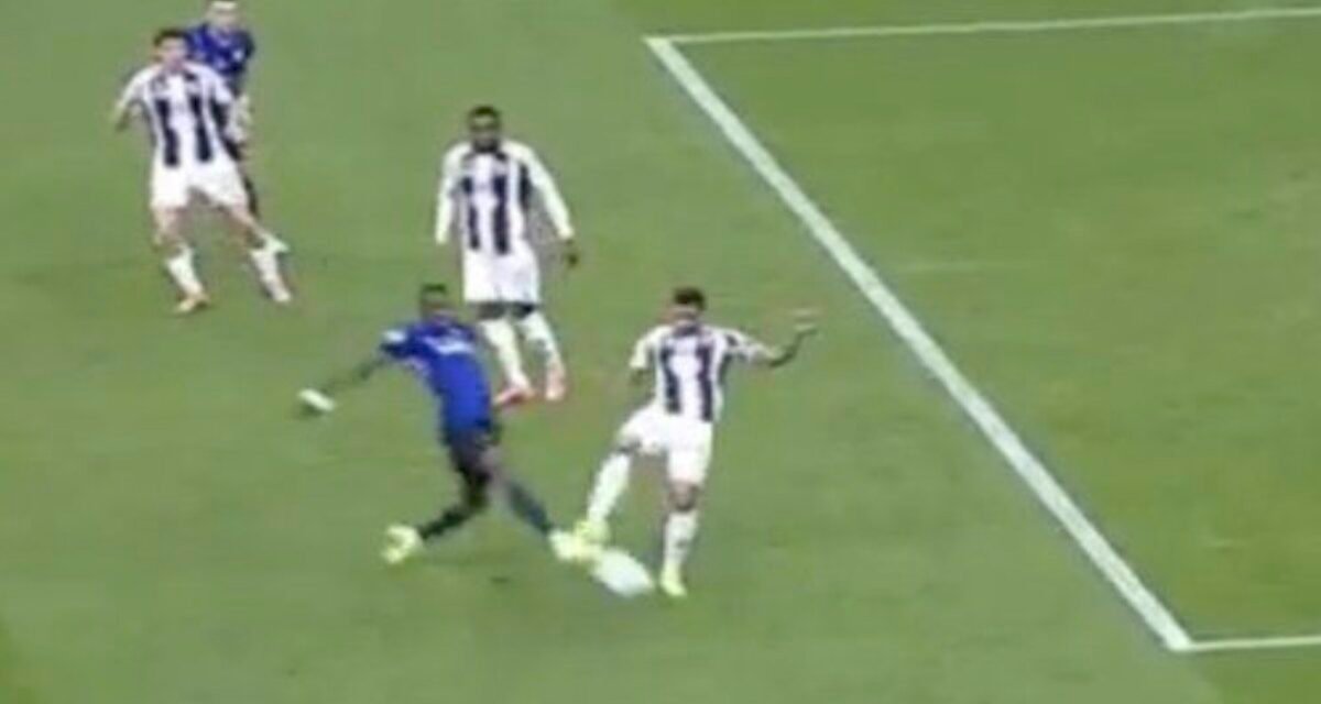 Danilo Thuram, l’attaccante a terra in area: Guida non ha dubbi e concede il rigore!