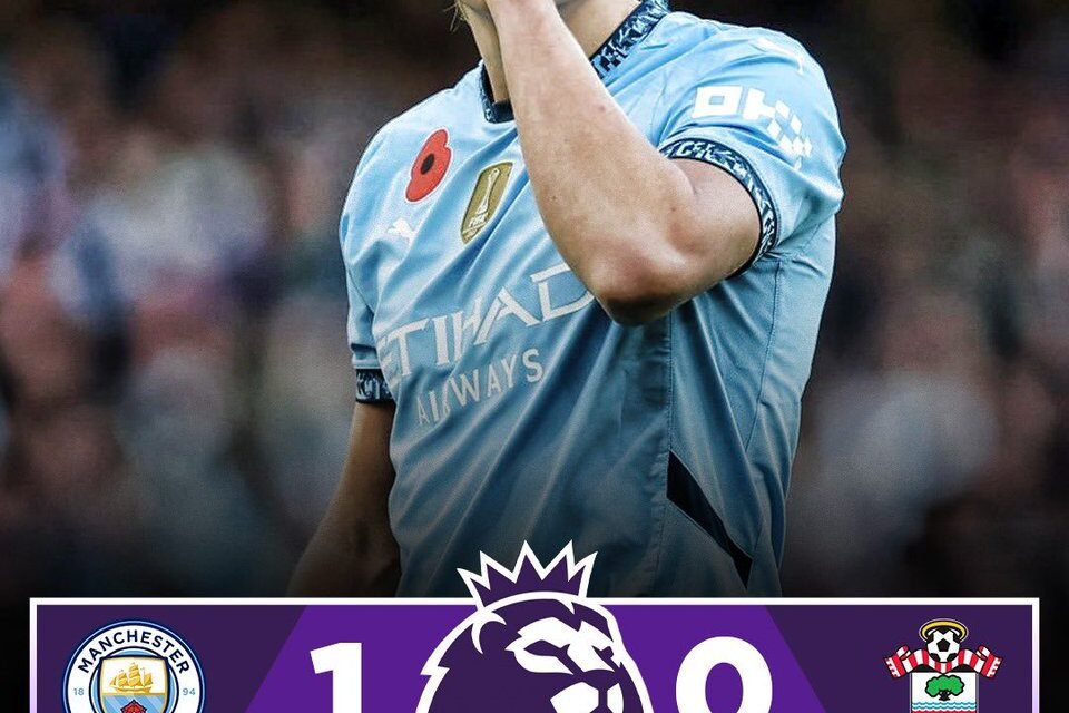 @FabrizioRomano: Erling Haaland’s goal means 20 PL points for City, still unbeaten 🔵✨