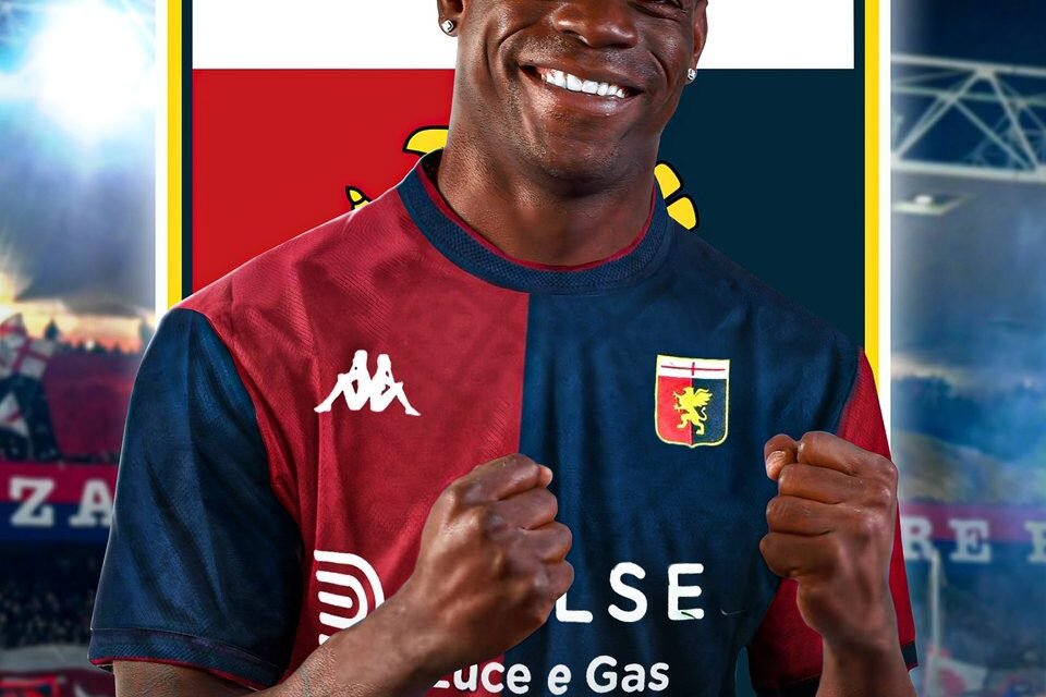 @FabrizioRomano: 🚨🔴🔵 Mario Balotelli to Genoa, here we go! Deal in place to sign Italian striker on contract valid until June 2025. Balotelli has been waiting for 20 days as he only wanted Genoa, he spoke several times to Alberto Gilardino… …and now joins as free agent on reduced salary.