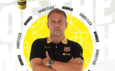 @FabrizioRomano: 🔵🔴✨ Hansi Flick has been named as La Liga Manager of the Month for October.