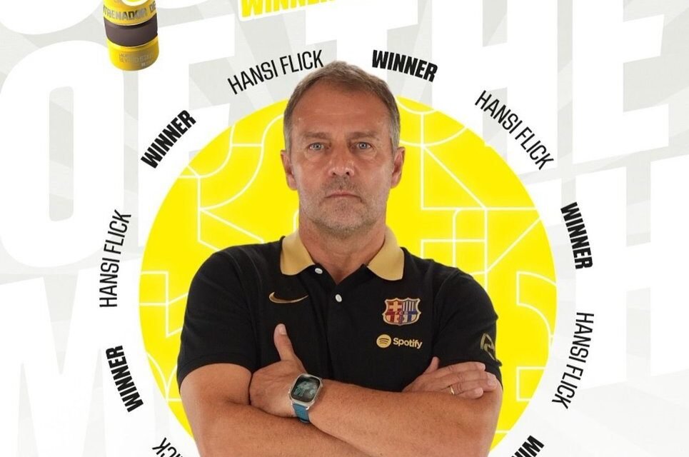 @FabrizioRomano: 🔵🔴✨ Hansi Flick has been named as La Liga Manager of the Month for October.