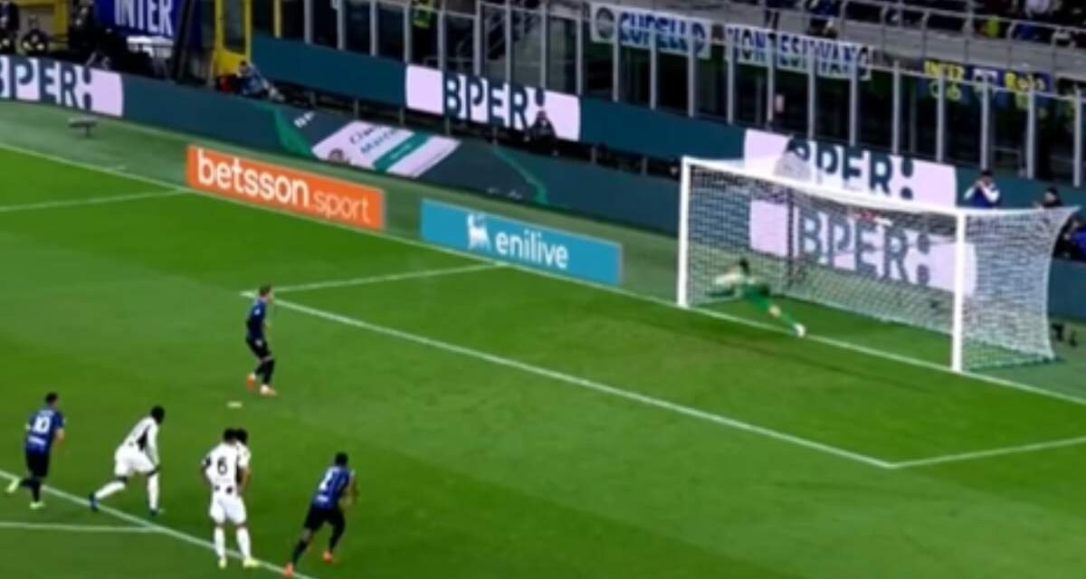 Gol Zielinski, Juve subito sotto a San Siro: il centrocampista spiazza Di Gregorio dal dischetto