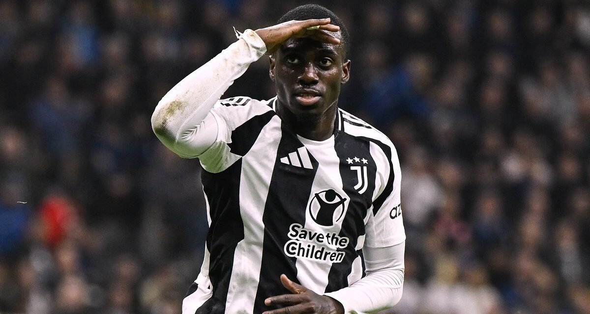 Weah gasa i tifosi bianconeri: il messaggio del centrocampista dopo il pareggio contro l’Inter