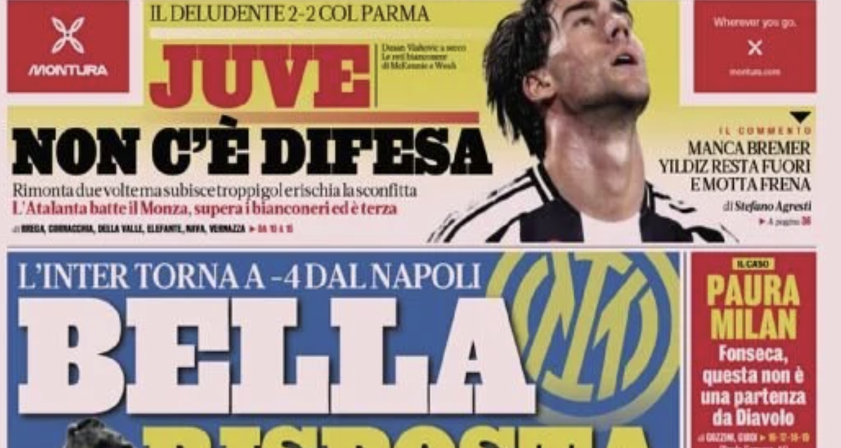 Rassegna stampa Juve: prime pagine quotidiani sportivi