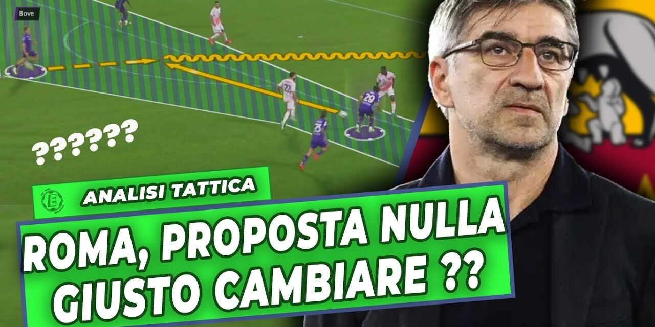 UNA ROMA NULLA : GIUSTO CONTINUARE CON JURIC ? FIORENTINA ROMA 5 1 || Analisi Tattica