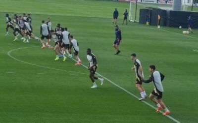 Allenamento Juve pre Lille: la rifinitura dei bianconeri alla Continassa alla vigilia di Champions